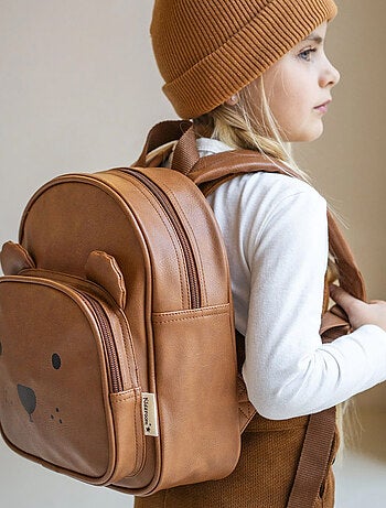 Zaino per bambini color sabbia beary excited, kidzroom - Kidzroom