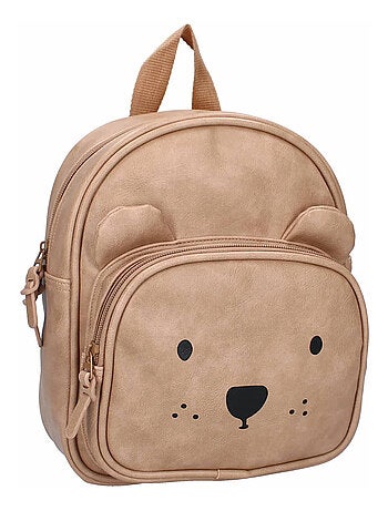 Zaino per bambini color sabbia beary excited, kidzroom | Kidzroom
