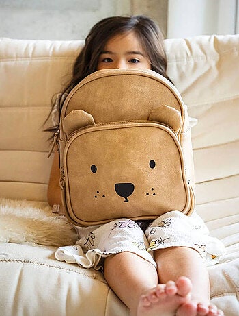 Zaino per bambini color sabbia beary excited, kidzroom | Kidzroom