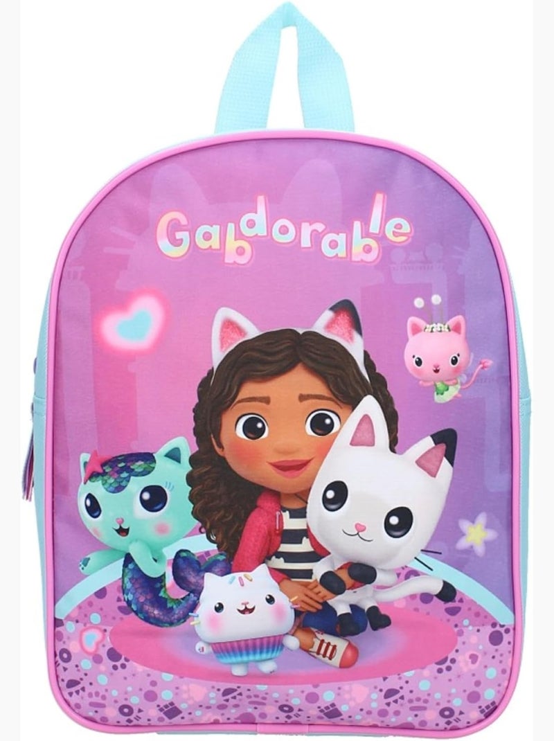 Zaino per bambini Gabby e la casa magica per la scuola dell'infanzia Viola - Kiabi