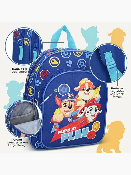 Zaino per bambini Paw Patrol 30 cm, scuola materna e primaria 520-00542 - Kiabi Zaino per bambini Paw Patrol 30 cm, scuola materna e primaria 520-00542 - Kiabi