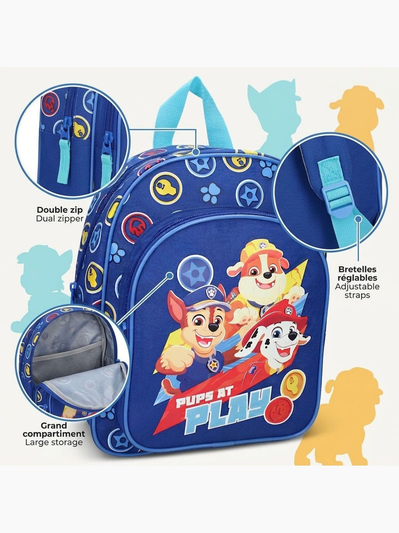 Zaino per bambini Paw Patrol 30 cm, scuola materna e primaria 520-00542 Blu Multicolore - Kiabi