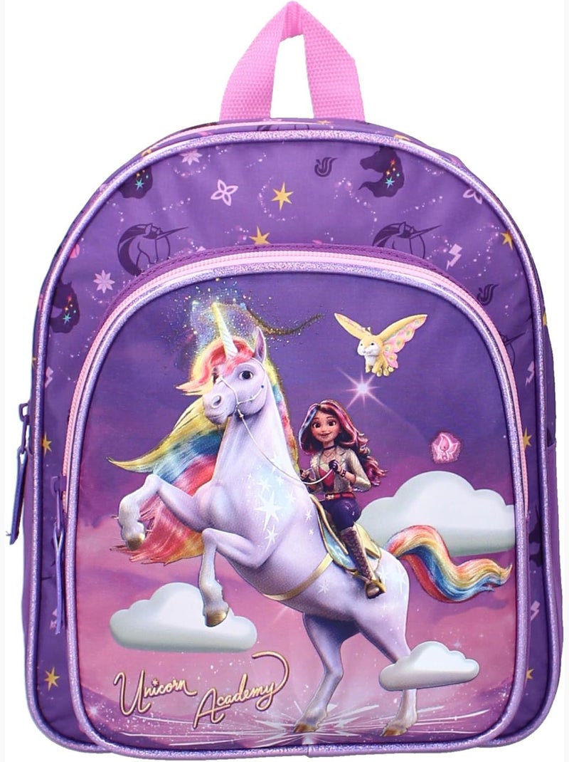 Zaino per bambini Unicorn Academy per la scuola dell'infanzia Viola - Kiabi