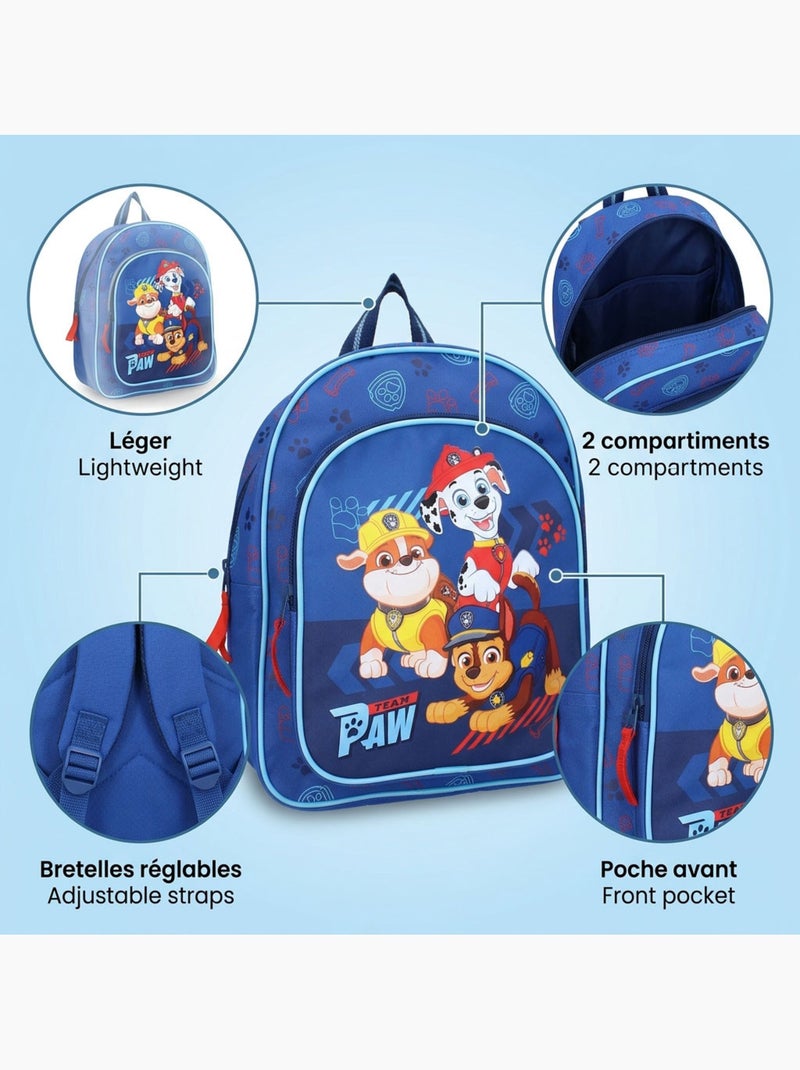 Zaino per bambino Paw Patrol Go Pups Go 520-4540 Blu Multicolore - Kiabi