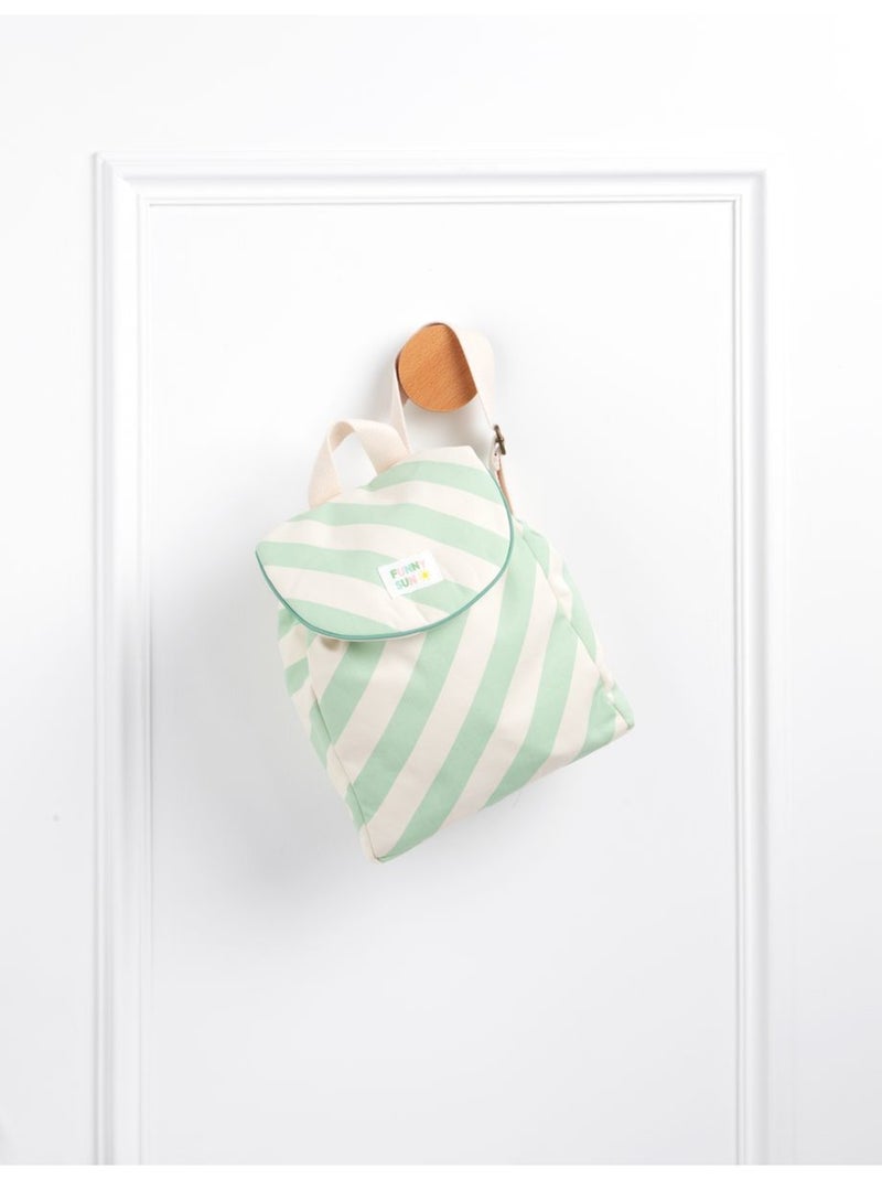 Zaino per la scuola materna in cotone a - SAUTHON Verde - Kiabi