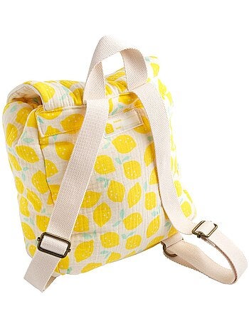 Zaino per la scuola materna in cotone con stampa a - SAUTHON