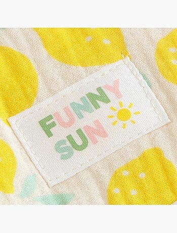 Zaino per la scuola materna in cotone con stampa a - SAUTHON