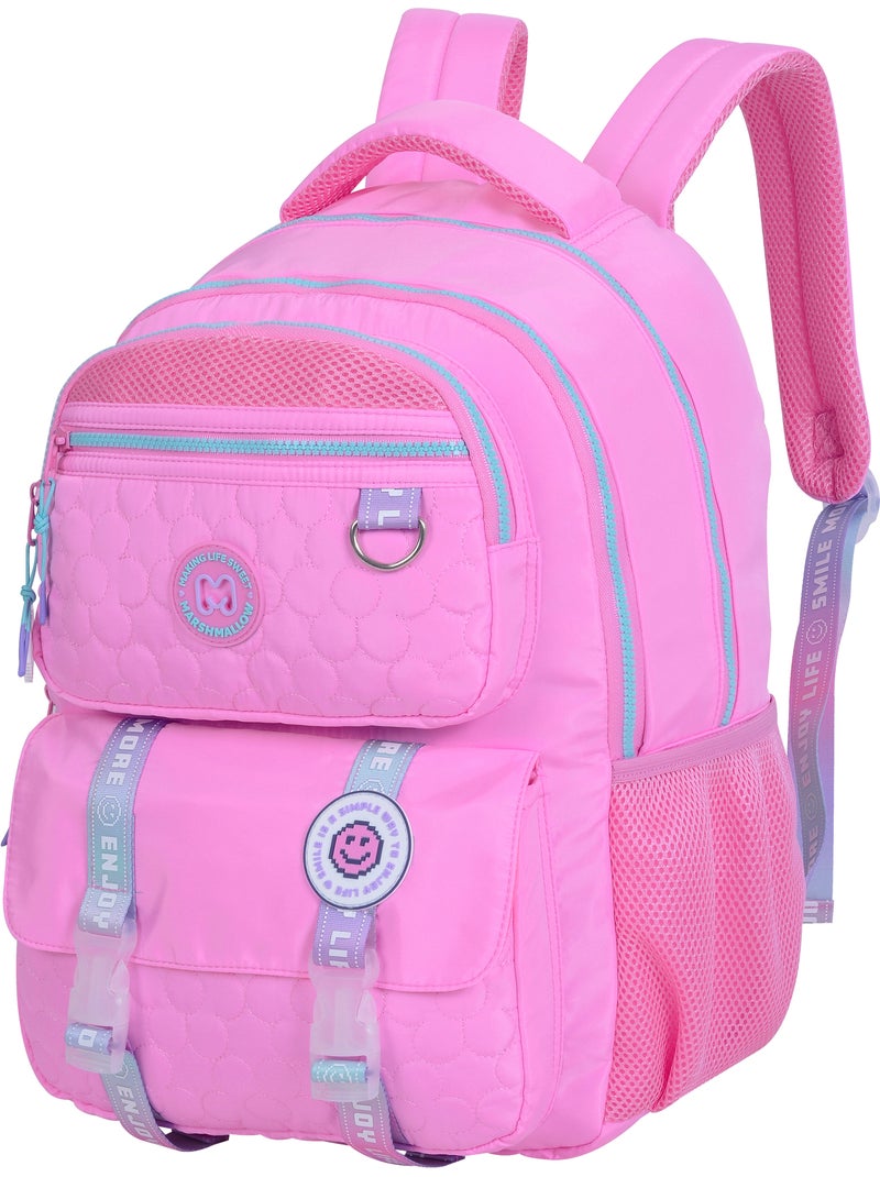 Zaino scolastico bambina Marshmallow Blush 2 scomparti rosa Rosa - Kiabi