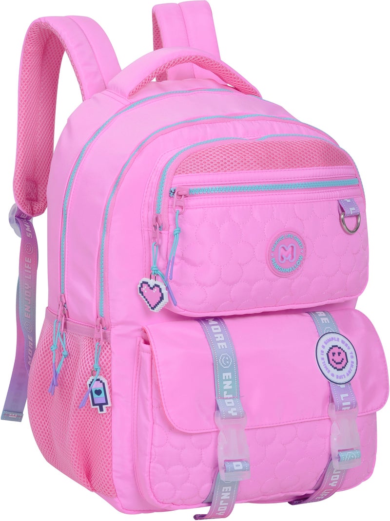 Zaino scolastico bambina Marshmallow Blush 2 scomparti rosa Rosa - Kiabi