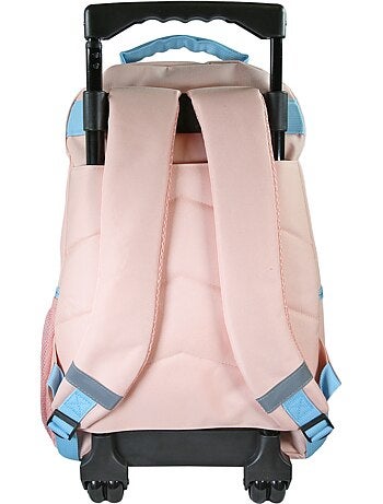 Zaino scolastico trolley bambina Cybel Unicorno blu e rosa 2 scomparti