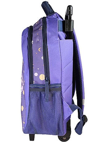 Zaino scolastico trolley bambina Cybel Unicorno viola 2 scomparti