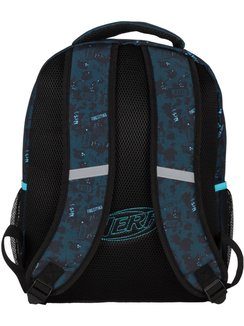 Zaino scuola 2 scomparti grande capacità NERF Splash blu Blu - Kiabi