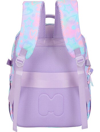 Zaino scuola bambina 2 scomparti MARSHMALLOW Funny Love rosa