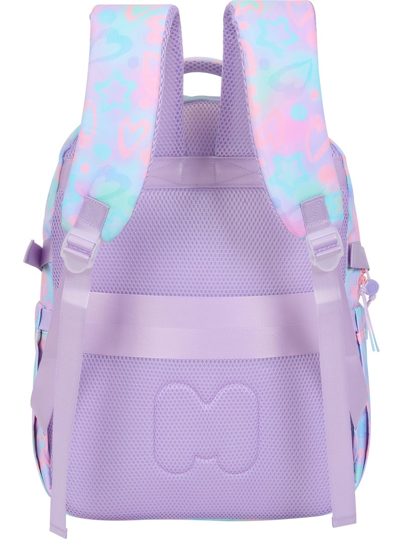 Zaino scuola bambina 2 scomparti MARSHMALLOW Funny Love rosa Blu Blu - Kiabi