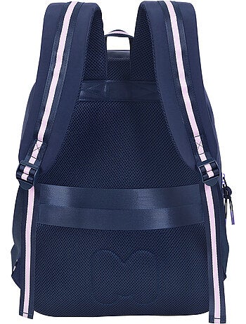 Zaino scuola bambina 2 scomparti MARSHMALLOW Glimmed blu notte