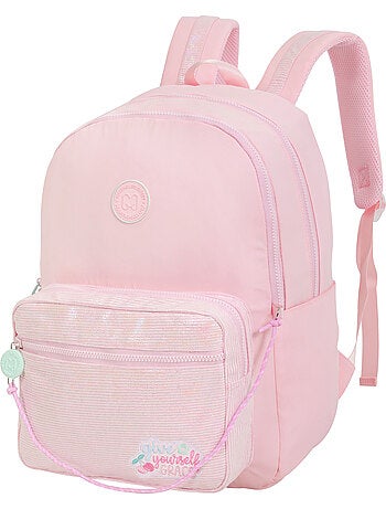 Zaino scuola bambina 2 scomparti MARSHMALLOW Grace Pink rosa pastello