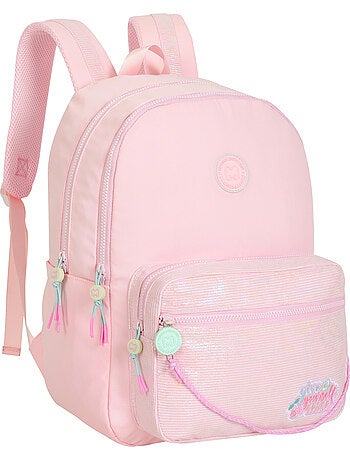 Zaino scuola bambina 2 scomparti MARSHMALLOW Grace Pink rosa pastello