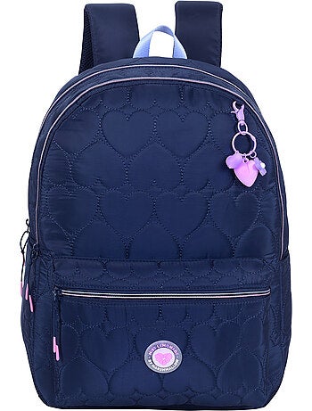 Zaino scuola bambina 2 scomparti MARSHMALLOW Heartsy nero