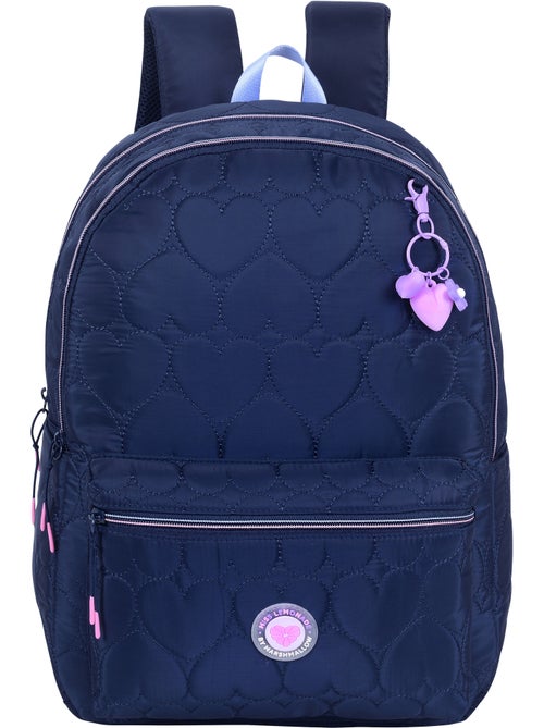 Zaino scuola bambina 2 scomparti MARSHMALLOW Heartsy nero - Kiabi
