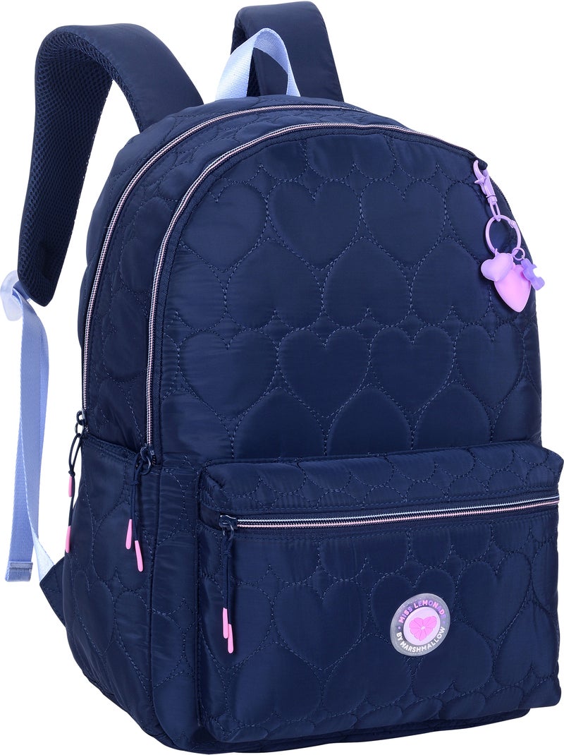Zaino scuola bambina 2 scomparti MARSHMALLOW Heartsy nero Nero Nero - Kiabi