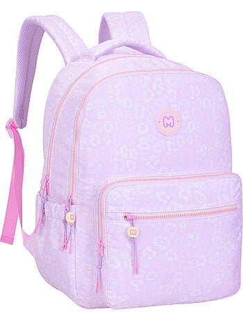 Zaino scuola bambina 2 scomparti MARSHMALLOW Party Jungle pastello