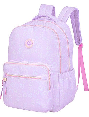 Zaino scuola bambina 2 scomparti MARSHMALLOW Party Jungle pastello