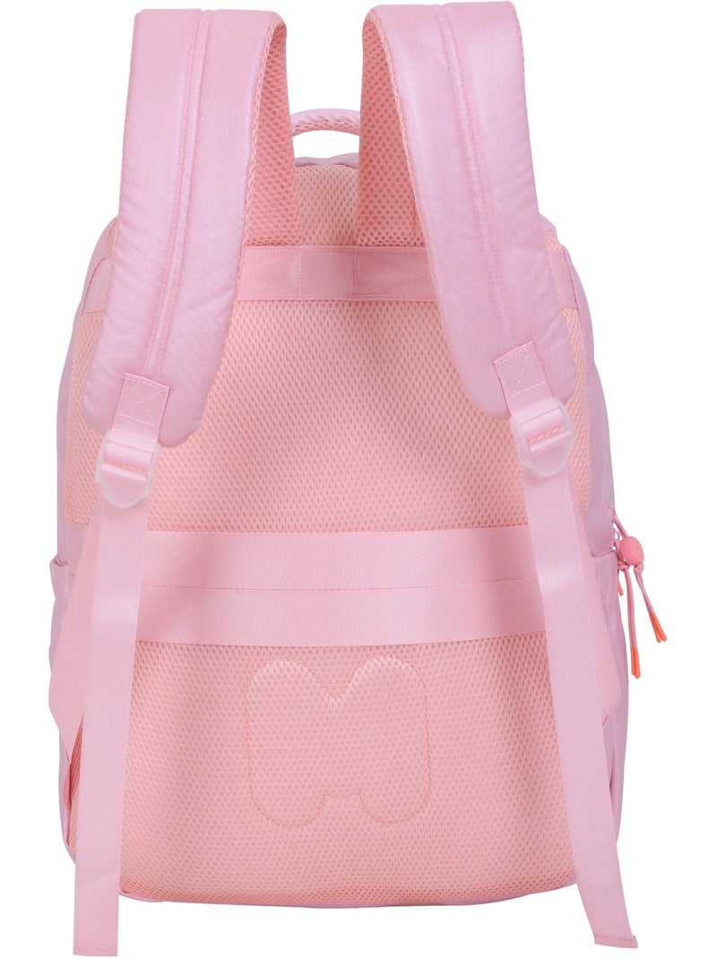Zaino scuola bambina 2 scomparti MARSHMALLOW Platinum rosa iridescente Rosa - Kiabi