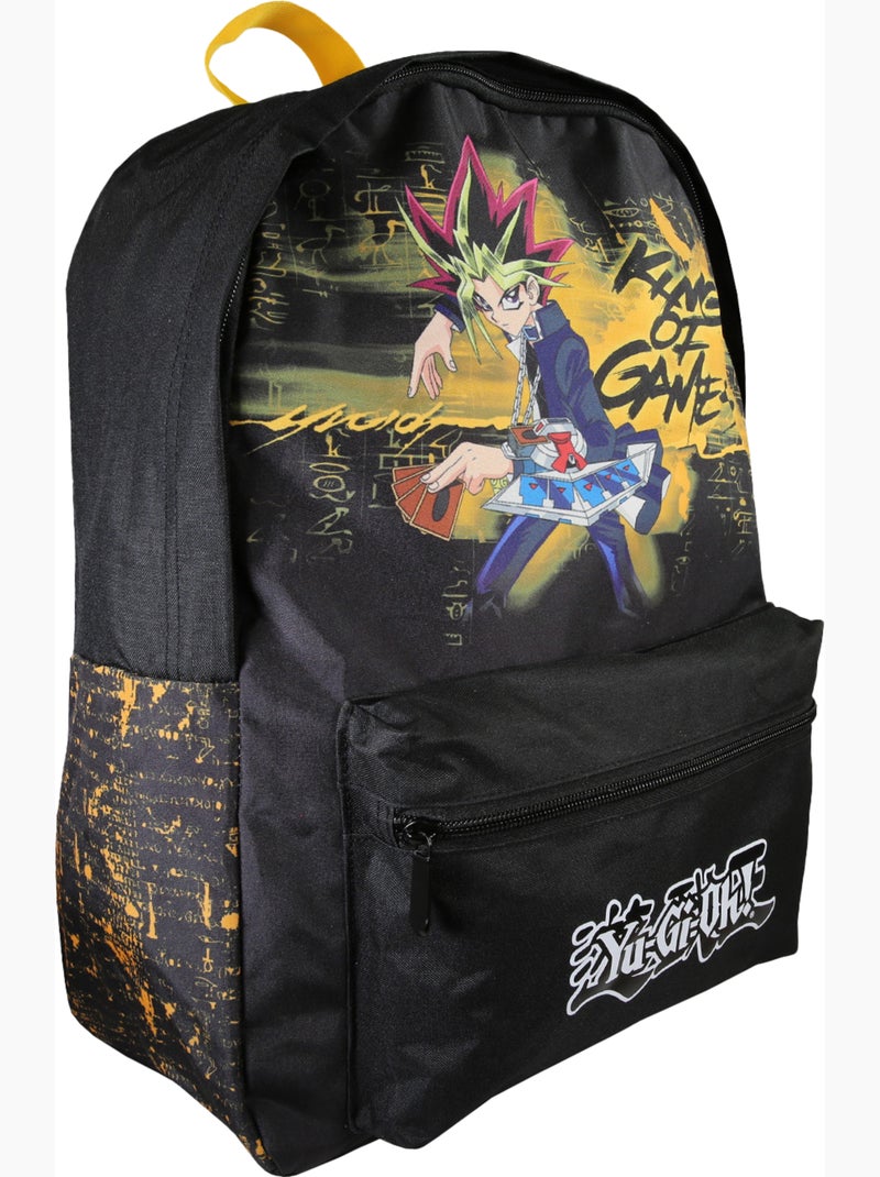 Zaino scuola bambino 1 scomparto YU-GI-OH King of Game nero Nero - Kiabi