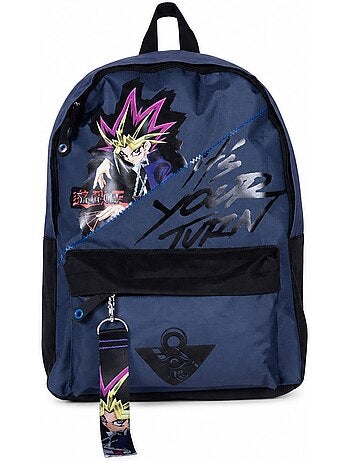 Zaino scuola bambino 1 scomparto YU-GI-OH Your Turn blu