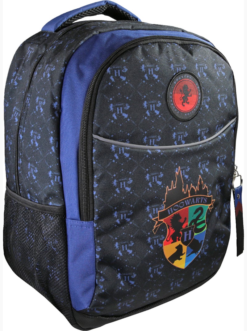 Zaino scuola bambino 2 scomparti HARRY POTTER blu nero Blu Nero - Kiabi