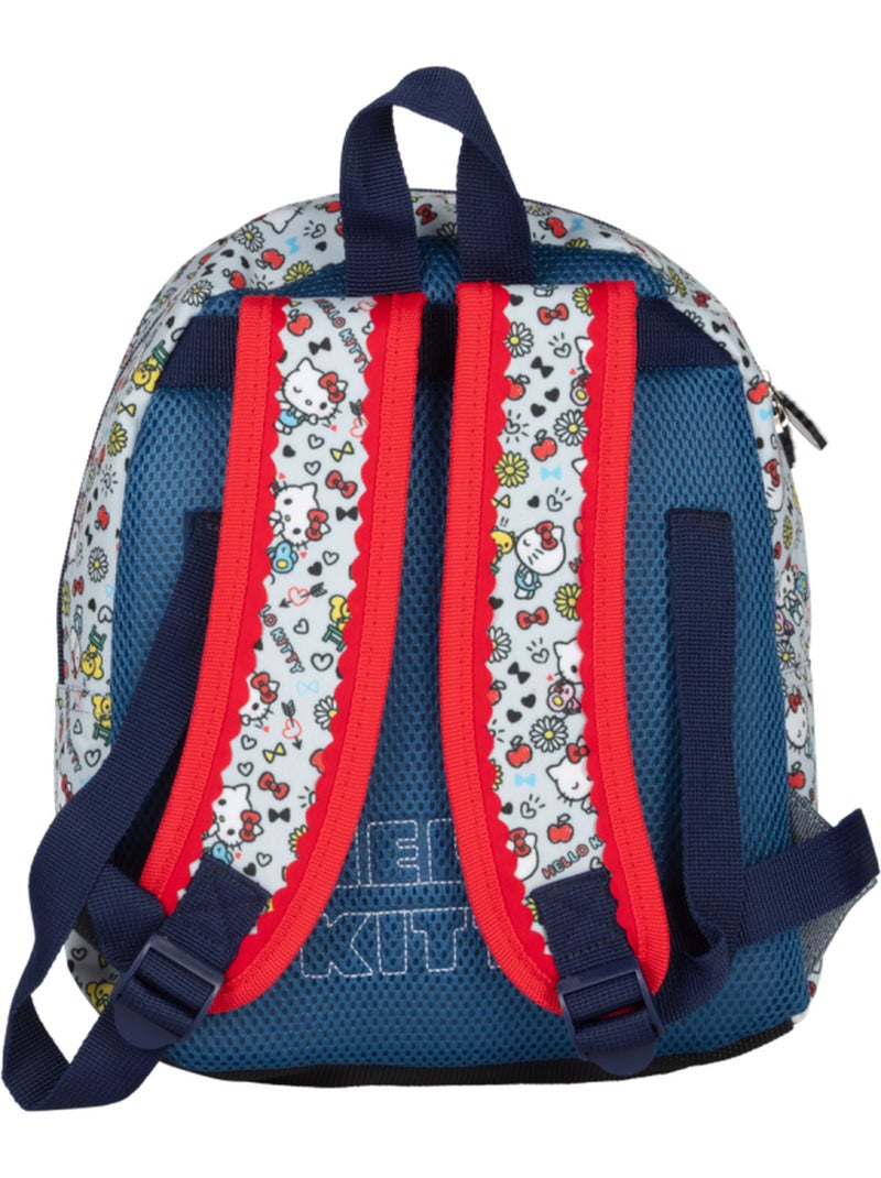 Zaino scuola materna bambina HELLO KITTY Kiss Kiss Grigio/Blu/Rosso/Bianco - Kiabi