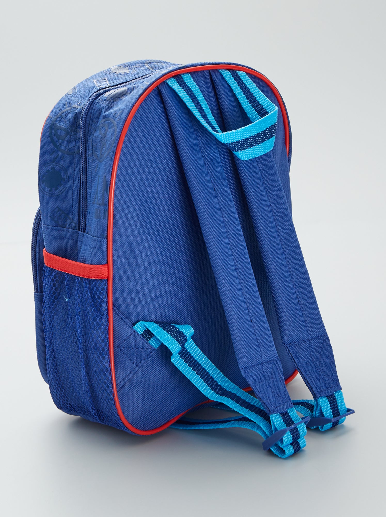 Zaino Spiderman 3D Per Bambini In Tela - 32 Cm, Zaino Uomo Ragno Blu Per Scuola E Gite