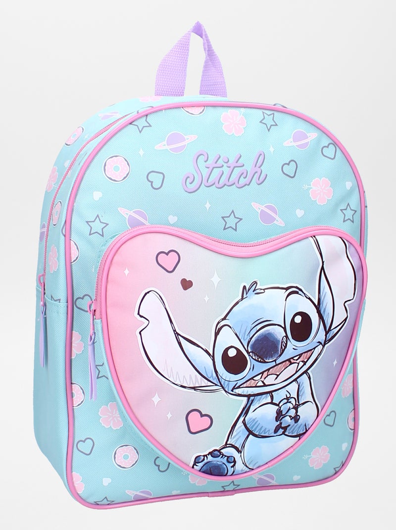 Zaino 'Stitch' con tasca a cuore blu - Kiabi