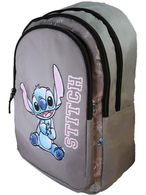 Zaino Stitch grigio 2 scomparti - Kiabi