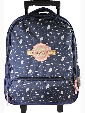 Zaino trolley bambino Harry Potter blu notte 2 scomparti