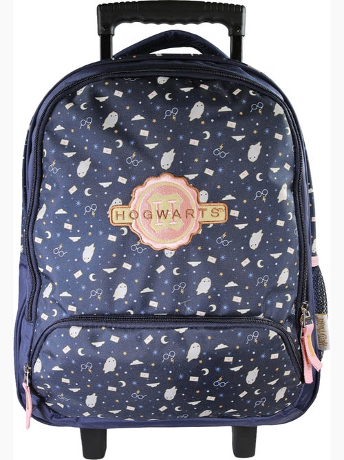 Zaino trolley bambino Harry Potter blu notte 2 scomparti - Kiabi