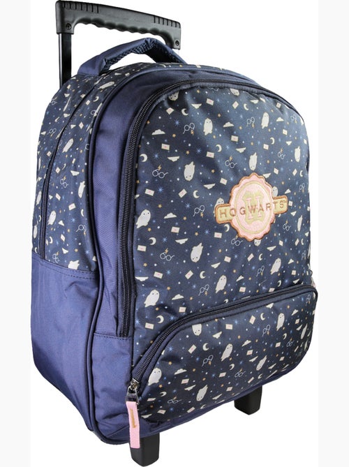 Zaino trolley bambino Harry Potter blu notte 2 scomparti - Kiabi