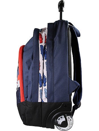Zaino trolley bambino Phileas blu e rosso 2 scomparti