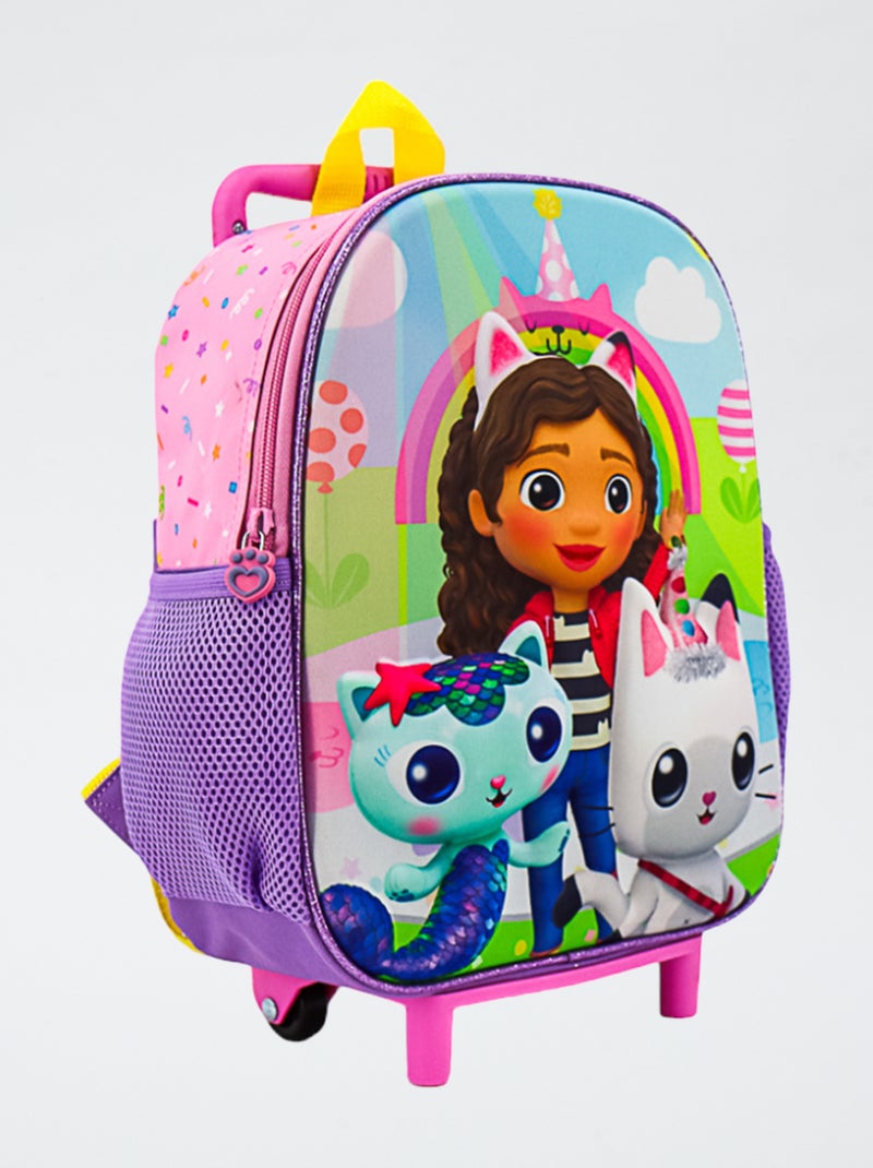 Zaino trolley 'La casa delle bambole di Gabby' Rosa - Kiabi