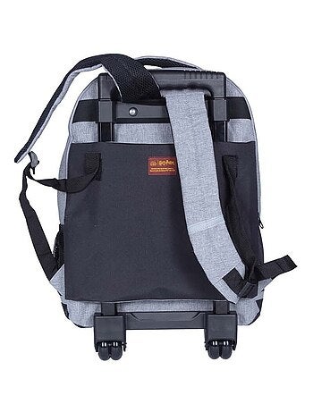 Zaino trolley scuola 2 scomparti HARRY POTTER University grigio