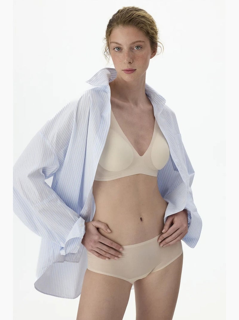Zerogram decolette reggiseno imbottito penti Beige chiaro - Kiabi