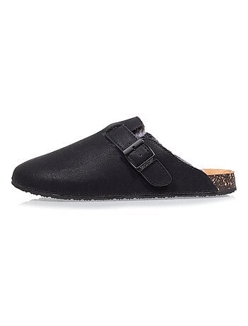 Zoccoli foderato, suola extra-flex, leggero, toppa comfort sul tallone Isotoner