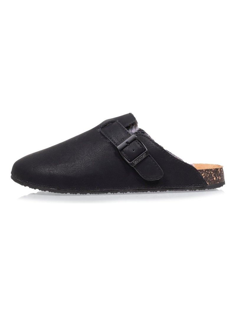 Zoccoli foderato, suola extra-flex, leggero, toppa comfort sul tallone  Isotoner Nero - Kiabi
