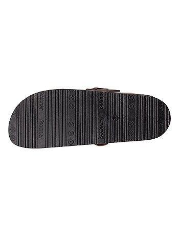 Zoccoli foderato, suola extra-flex, leggero, toppa comfort sul tallone Isotoner
