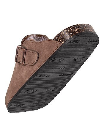 Zoccoli foderato, suola extra-flex, leggero, toppa comfort sul tallone Isotoner