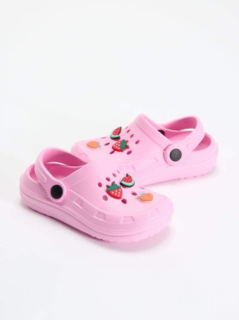 Zoccoli in plastica 'frutta' Rosa - Kiabi