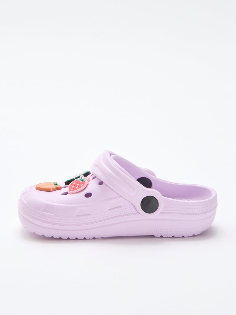 Zoccoli in plastica 'frutta' Viola - Kiabi