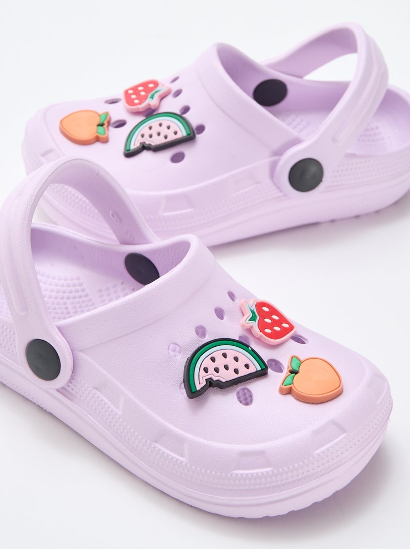Zoccoli in plastica 'frutta' Viola - Kiabi