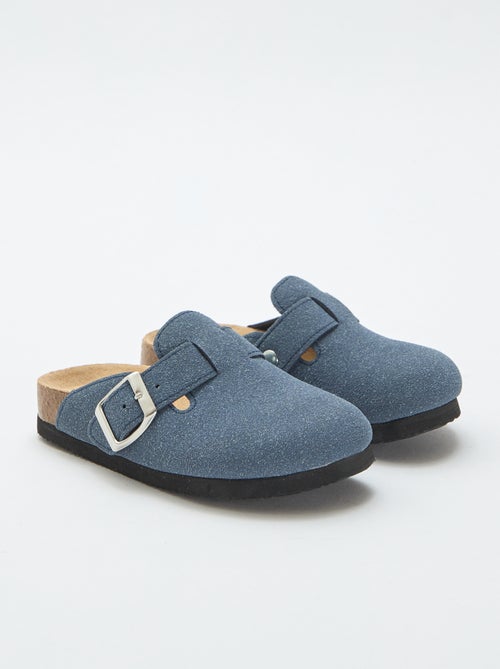 Zoccoli in scamosciato con fibbia - Kiabi