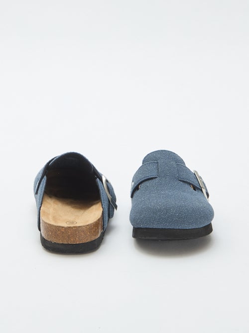 Zoccoli in scamosciato con fibbia - Kiabi